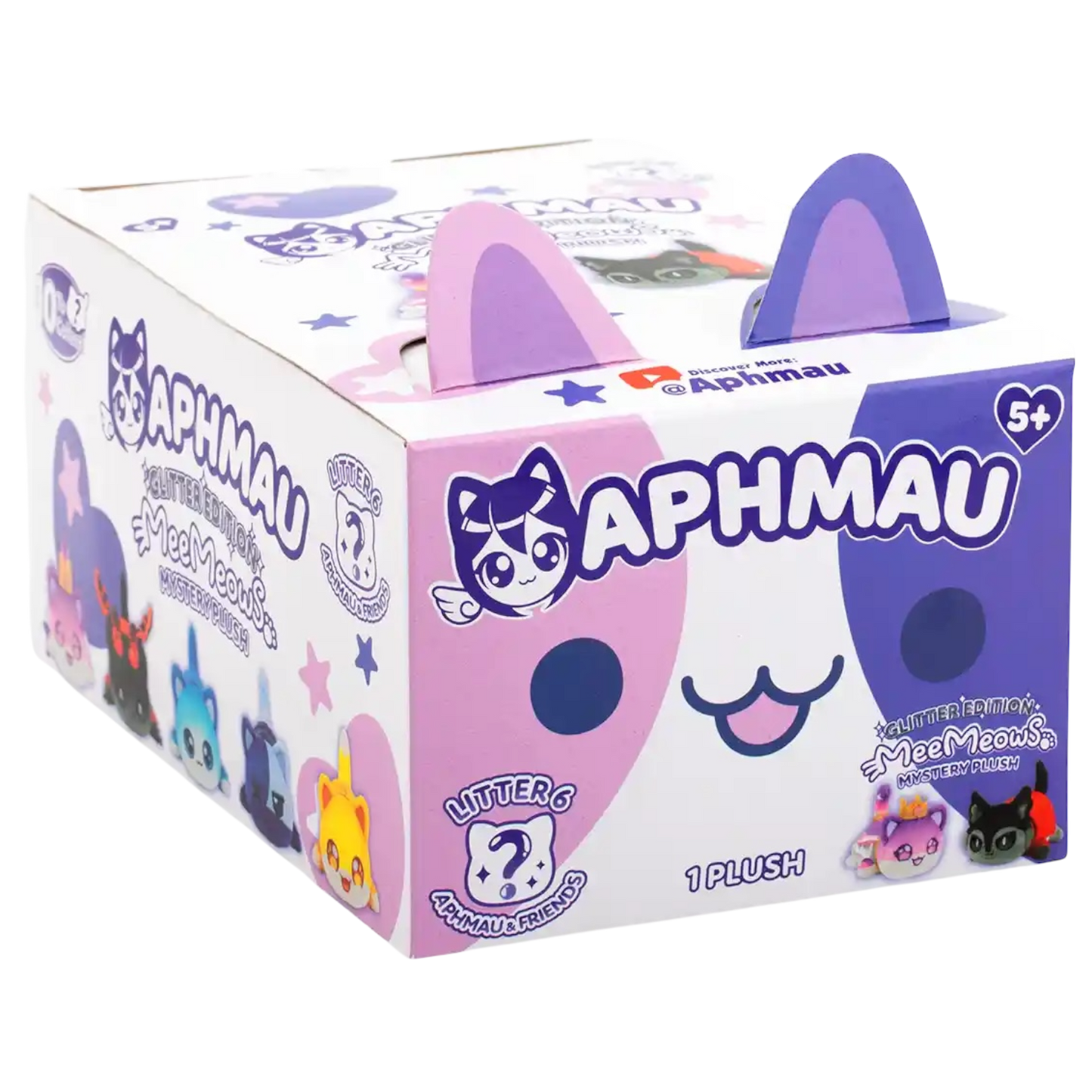 Aphmau Glitter Edition MeeMeows 6” Mystery Plush