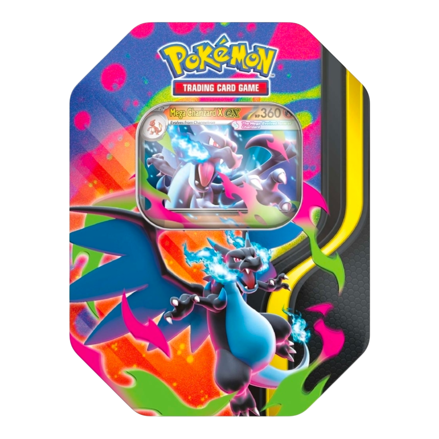Pokmon TCG: Mega Charizard ex Tins Assorted Collectors Colosseum Pokmon TCG: Mega Charizard ex Tins Assorted Collectors Colosseum