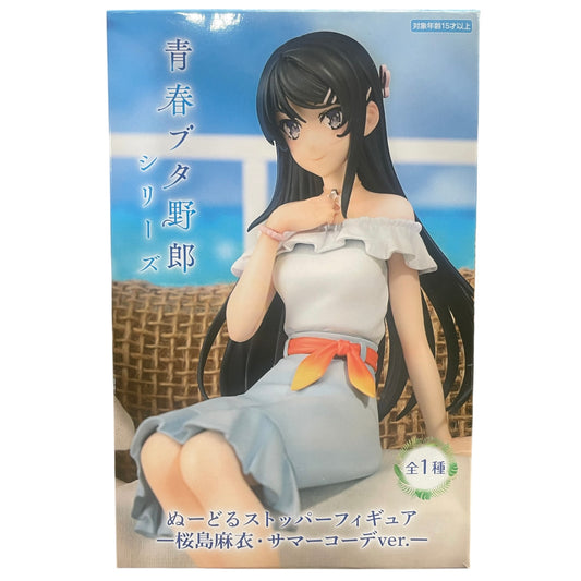 Rascal Does Not Dream Of Bunny Girl Senpai: NOODLE STOPPER FIGURE - Mai Sakurajima Summer Outfit Version