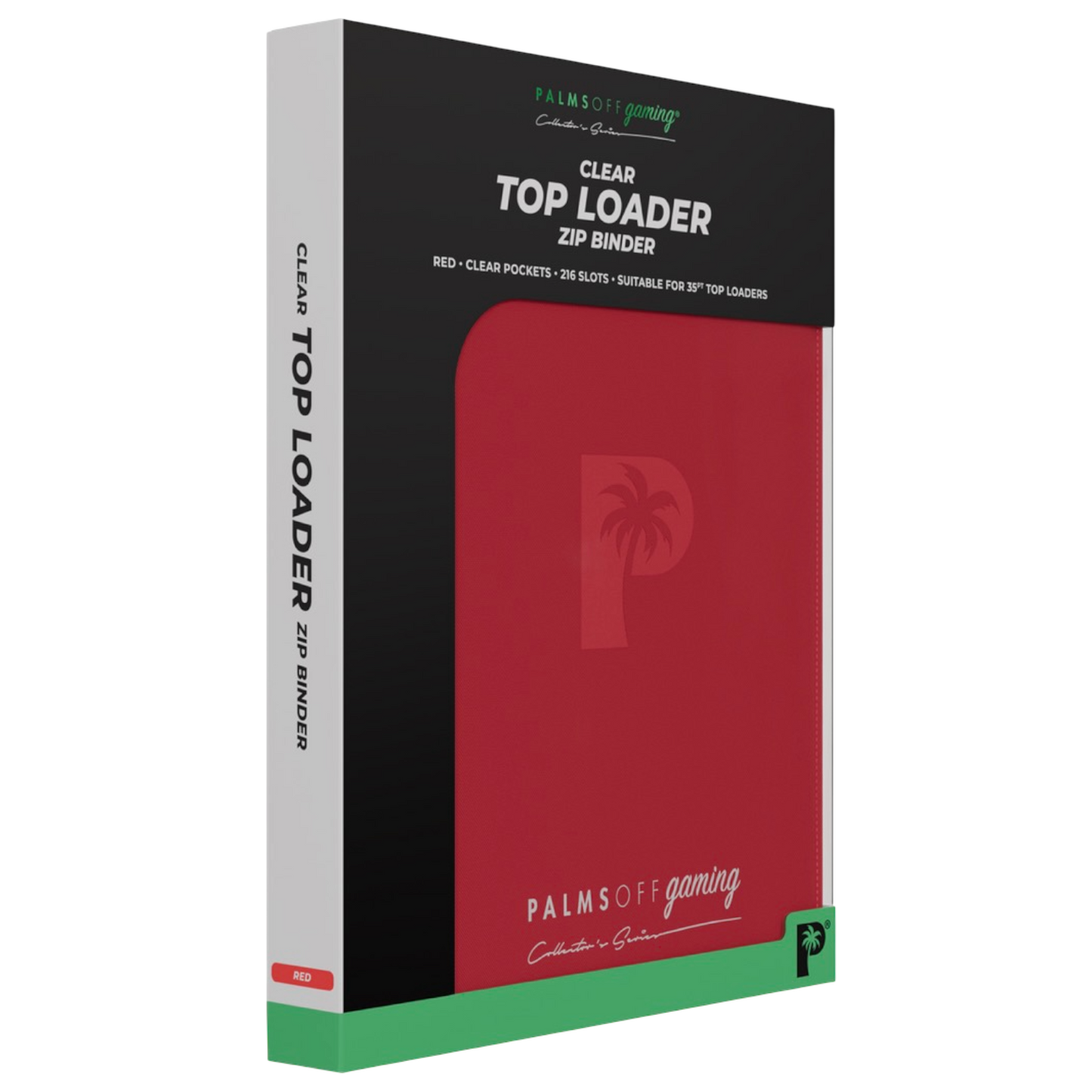 Palms Off Gaming Collector’s Series Top Loader 9 Pocket Zip Binder - Assorted