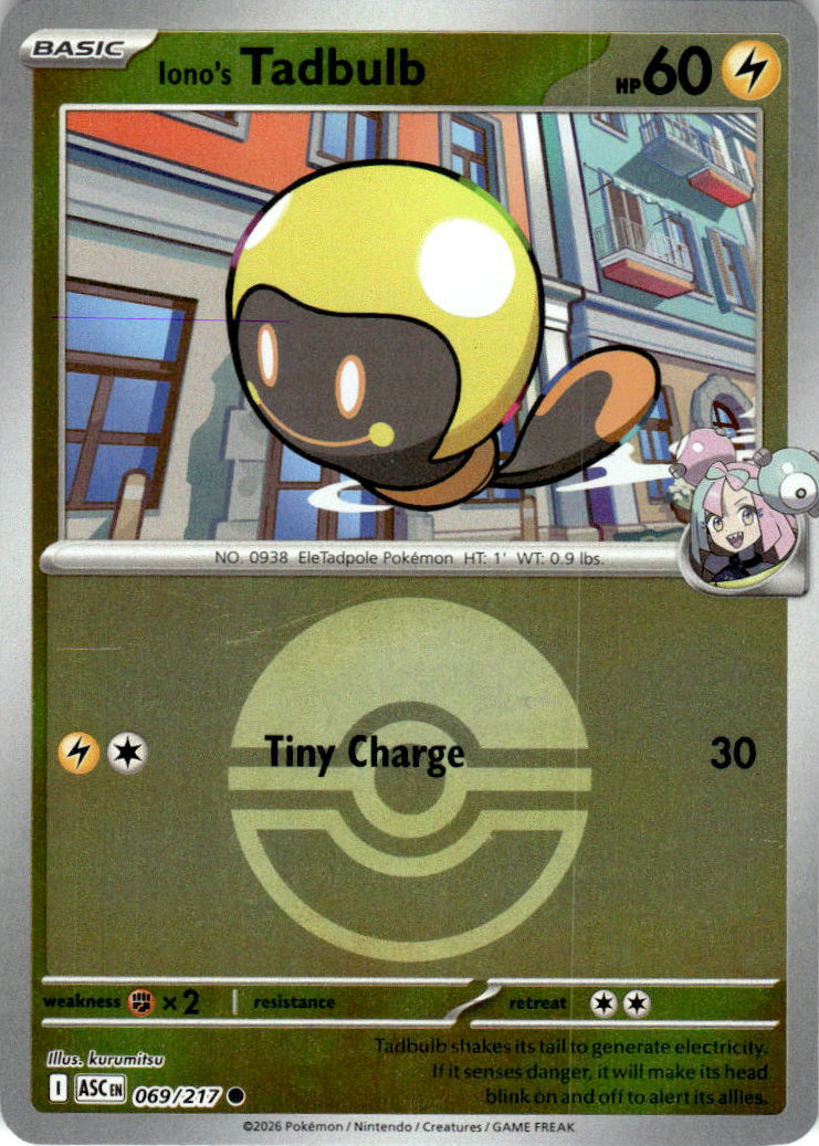Iono's Tadbulb (Poke Ball) [ASC - 069/217]
