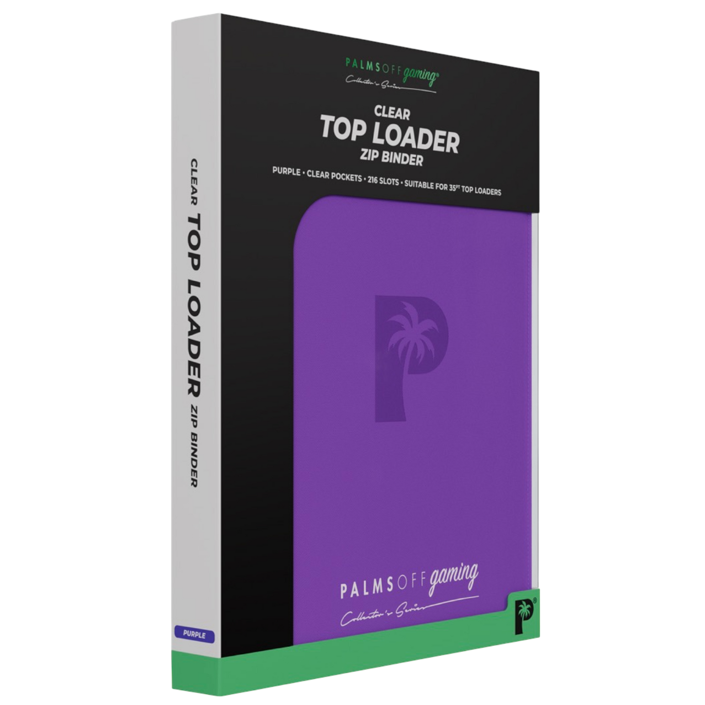 Palms Off Gaming Collector’s Series Top Loader 9 Pocket Zip Binder - Assorted