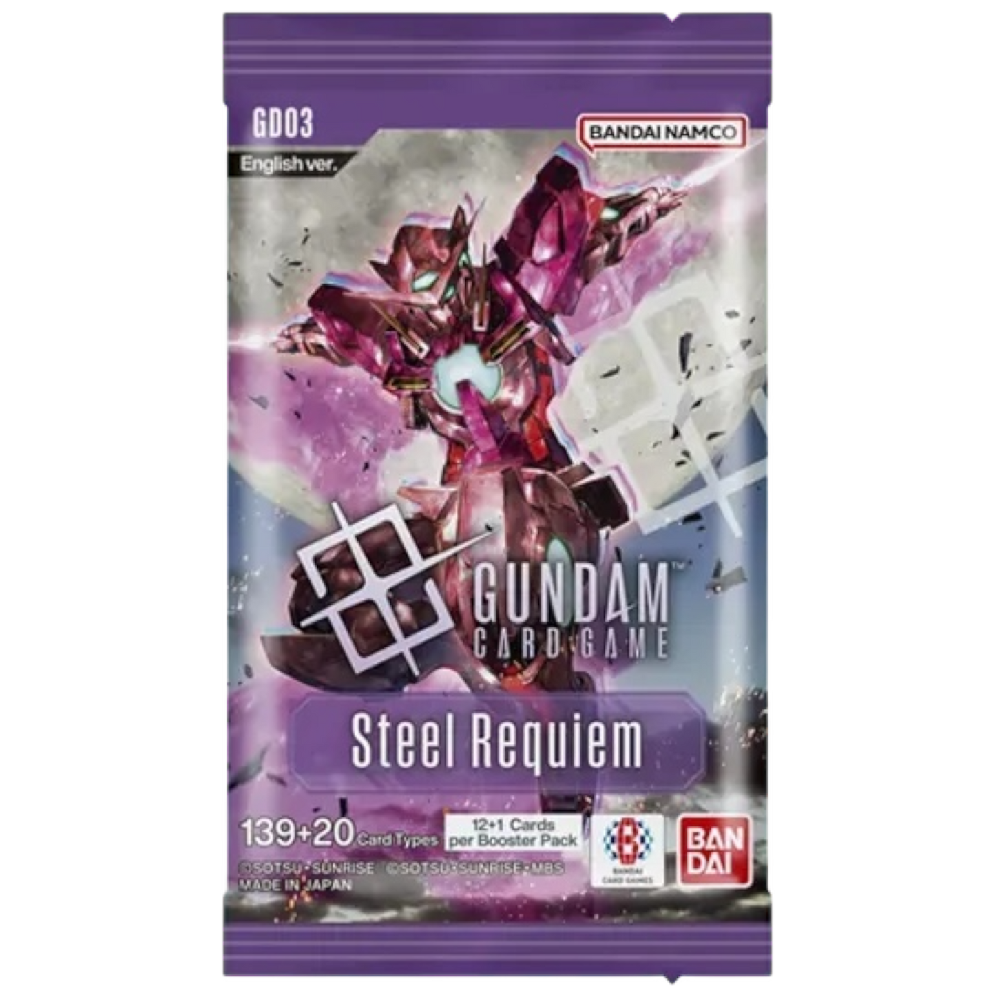 Gundam Card Game: Steel Requiem [GD03] Booster Pack