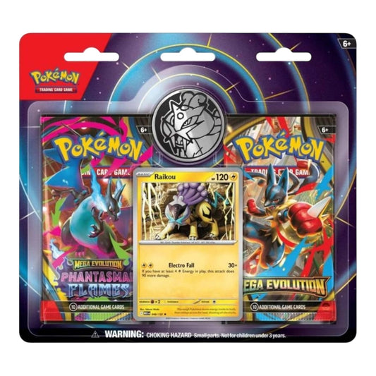 Pokemon Raikou 2 Pack Blister