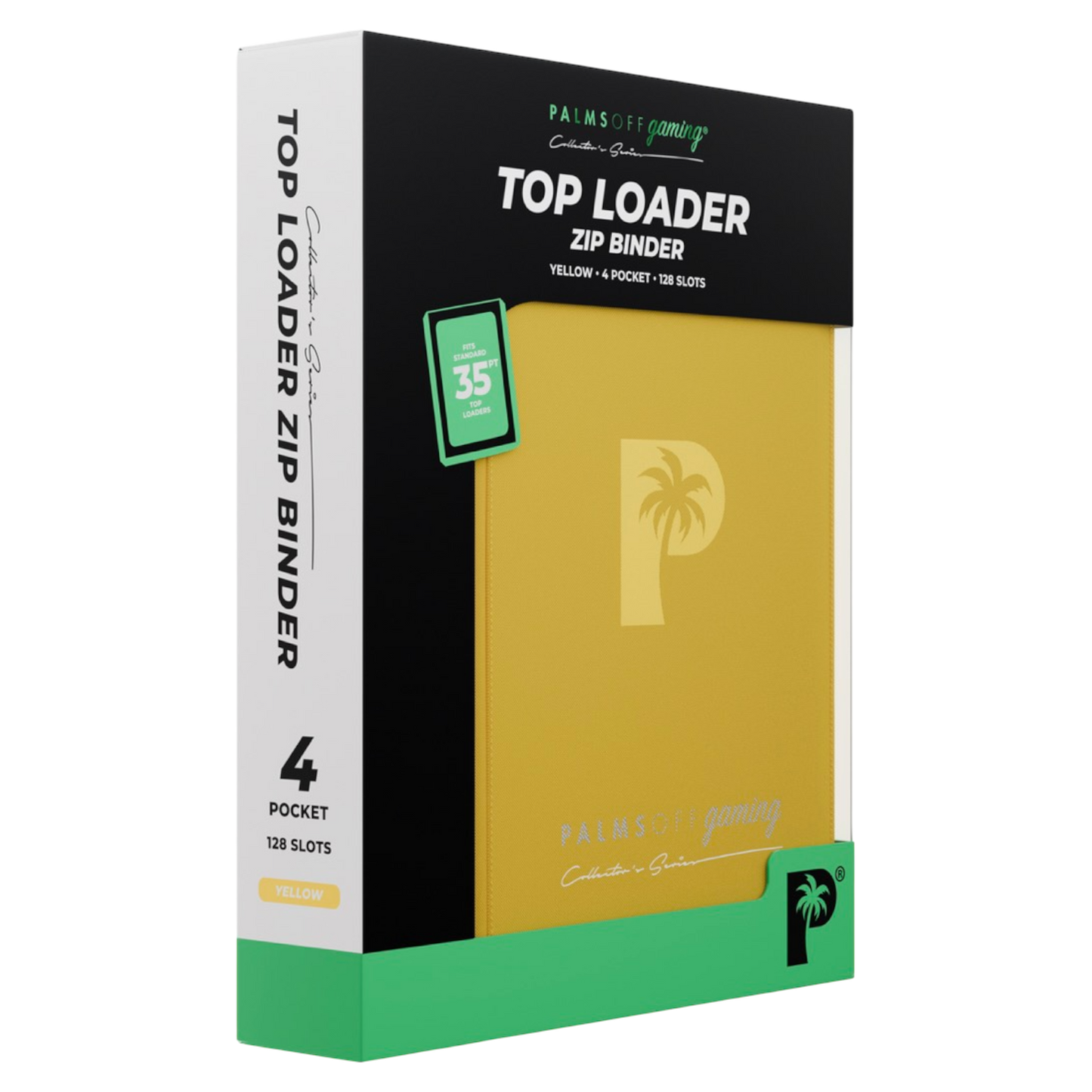 Palms Off Gaming Collector's Series Top Loader 4 Pocket Zip Binder - Assorted