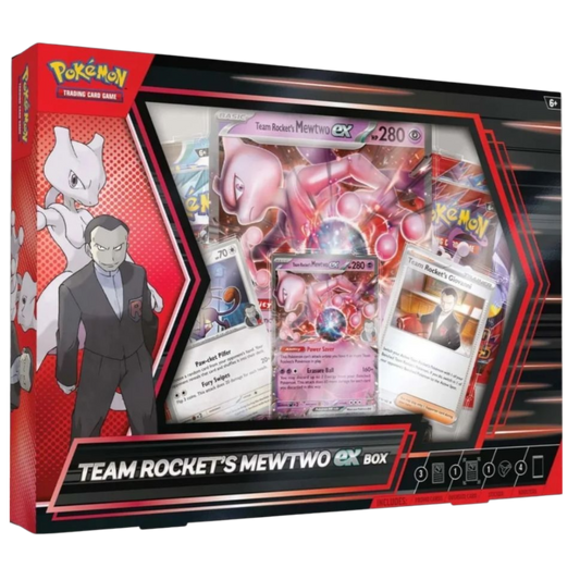 Destined Rivals Team Rocket's Mewtwo ex Box