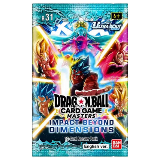 Dragonball [B31] Super Zenkai Ultra Impact Beyond Dimensions Booster Pack
