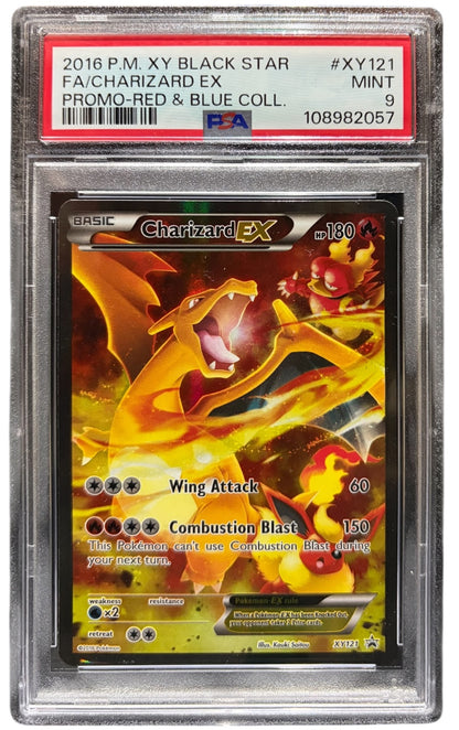PSA 9 Charizard EX XY121 Black Star