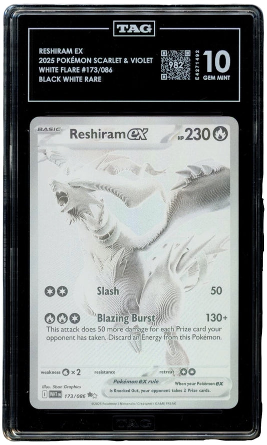 TAG 10 Reshiram ex 173/086 982 SCORE!