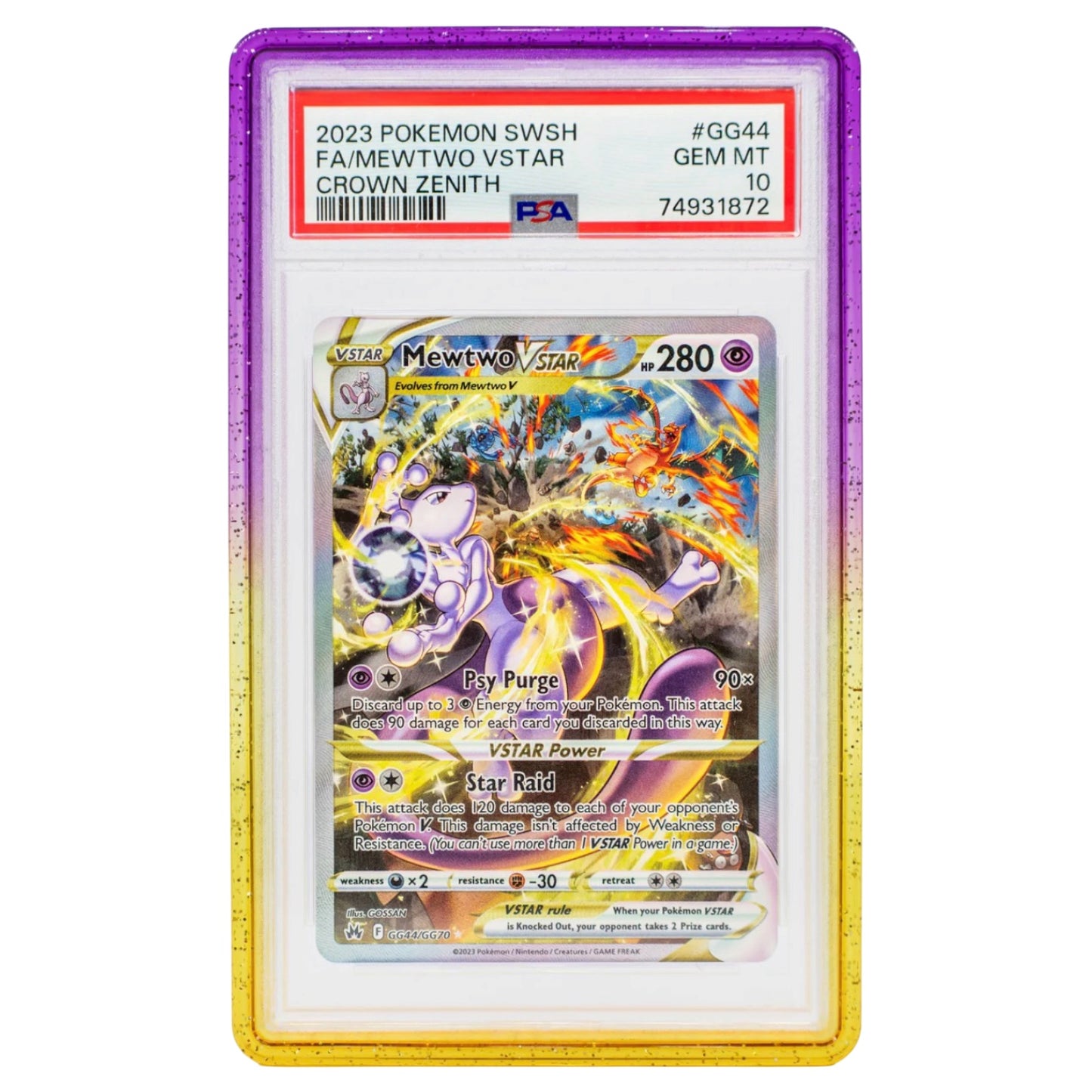 Cardboard Guardian Vanta Case Gradient series - PSA Style - Assorted