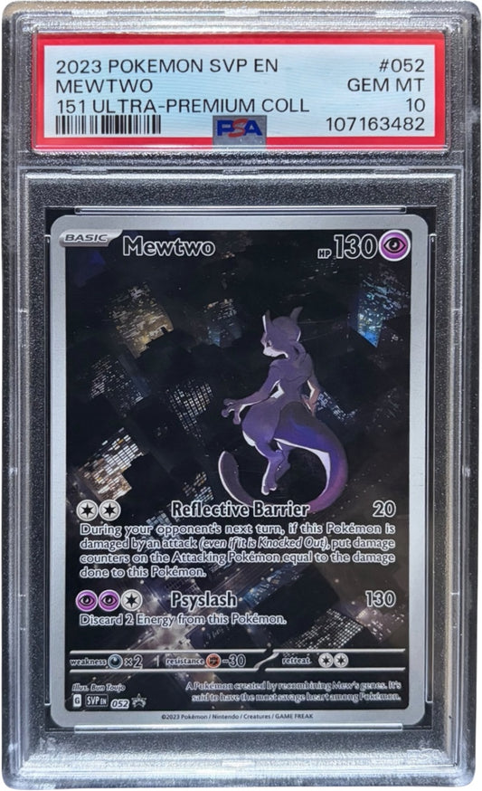 PSA 10 Mewtwo SVP052 151 Ultra Premium Collection Promo