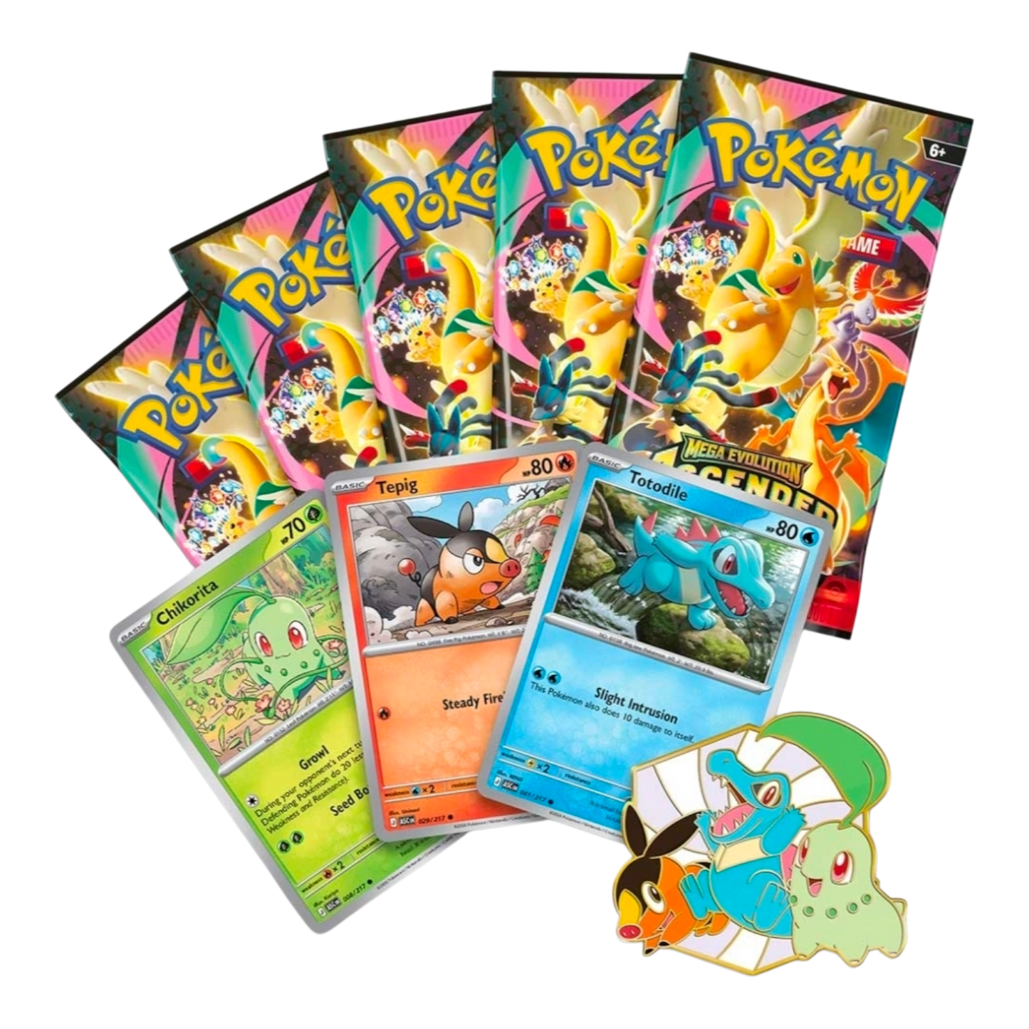 Pokémon TCG: Ascended Heroes First Partners Deluxe Pin Collection [ME2.5]
