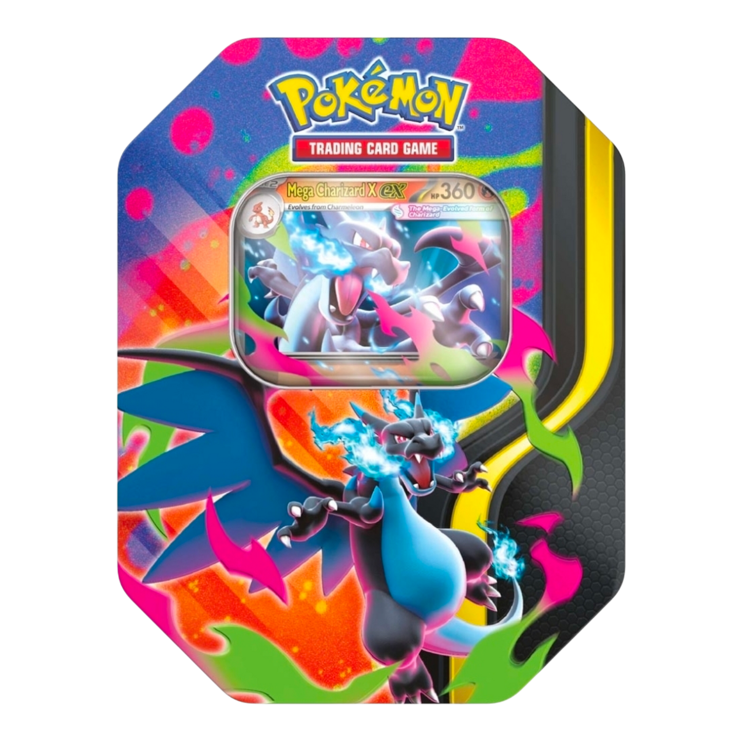Pokmon TCG: Mega Charizard ex Tins Assorted Collectors Colosseum Pokmon TCG: Mega Charizard ex Tins Assorted Collectors Colosseum