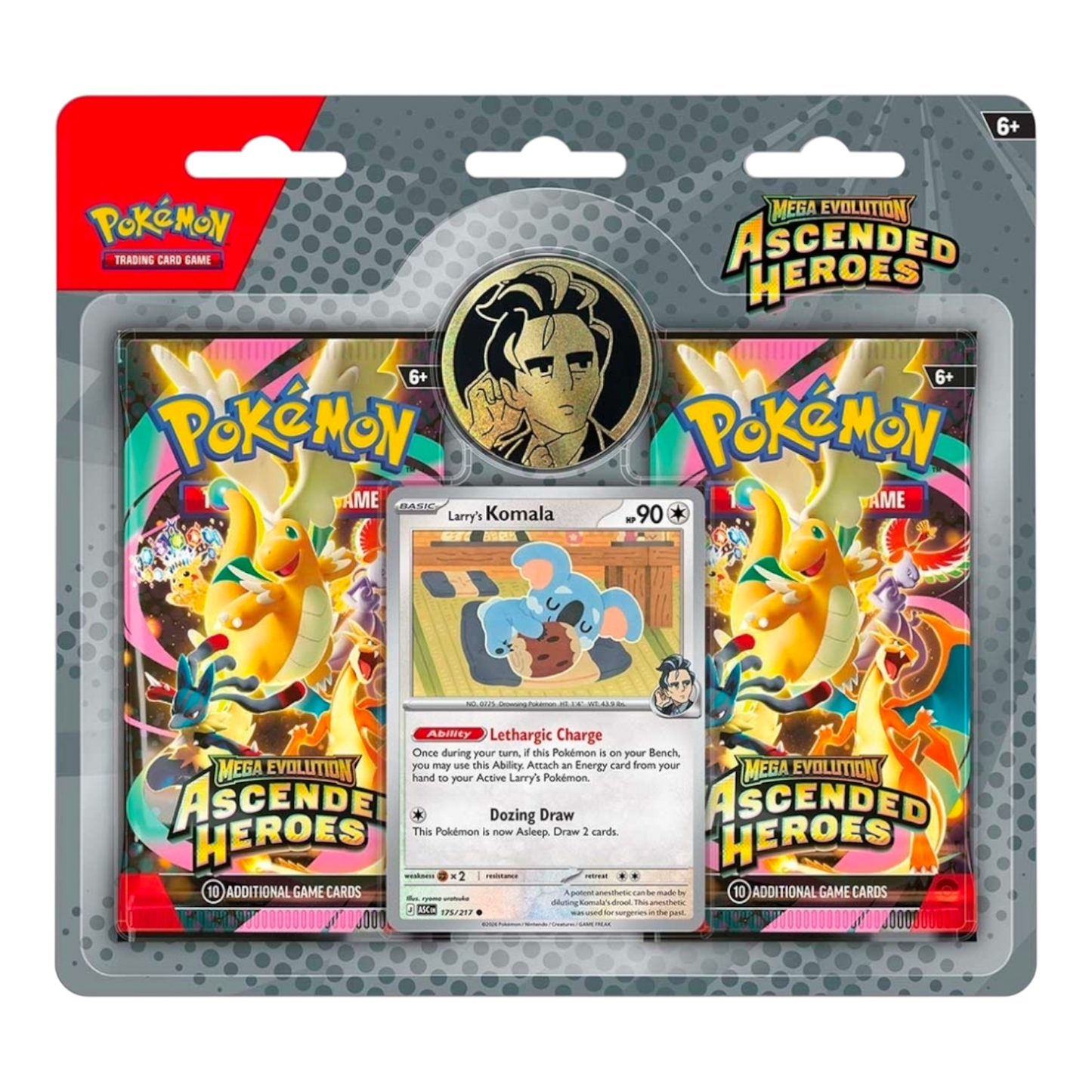 Pokémon TCG: Ascended Heroes 2pk Blister [ME2.5] Assorted