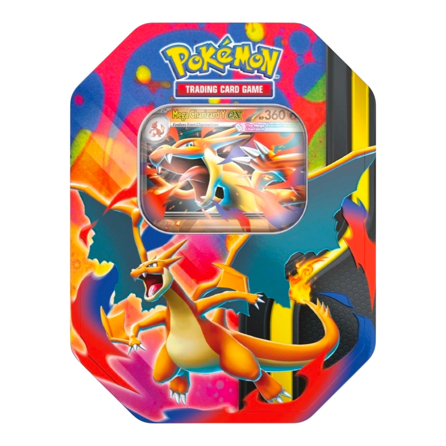 Pokmon TCG: Mega Charizard ex Tins Assorted Collectors Colosseum Pokmon TCG: Mega Charizard ex Tins Assorted Collectors Colosseum